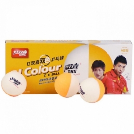 Мячи для настольного тенниса DHS Cell-Free Dual Bi Colour 40+ мм 2D40C, 10 шт