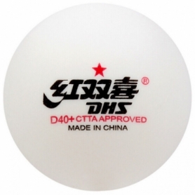 М'ячі для настільного тенісу DHS Cell-Free Dual 40+ мм CD40C0 1 *, 120 шт - Фото №5