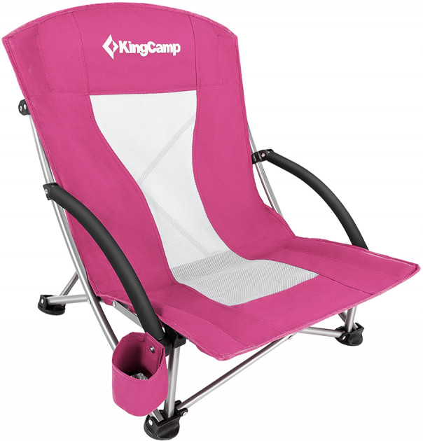 

Кресло складное Beach Chair dark rose KingCamp KC3841, Розовый