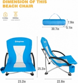 Кресло складное KingCamp Beach Chair (KC3841) - Фото №2