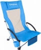 Крісло складне High backed beach chai blue KingCamp KC1901