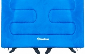 Мешок спальный (спальник) KingCamp Oxygen 250 KS3143 - синий, L - Фото №6