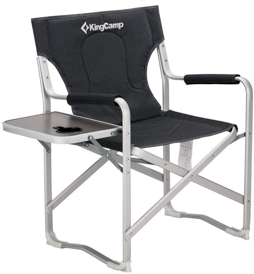 

Кресло складное Deluxe Director chair Black Stripe KingCamp KC3821, Черный