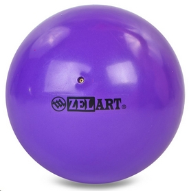 Мяч гимнастический Zelart 20 см 400 г фиолетовый