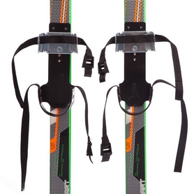 Набор лыжный детский Zelart Active Power (SK-0881) - черно-оранжевый, 110 см - Фото №5