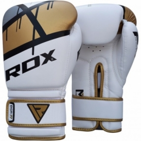 Перчатки боксерские RDX Rex Leather Gold