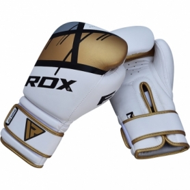 Перчатки боксерские RDX Rex Leather Gold - Фото №3