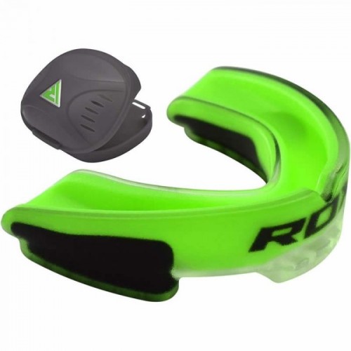 

Капа боксерская RDX GEL 3D Elite, зеленая, Зеленый