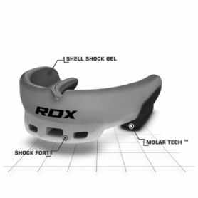 Капа боксерская RDX GEL 3D Elite, серая - Фото №8