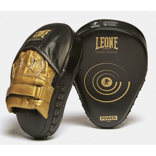 

Лапы боксерские Leone Power Line Black, Золотой