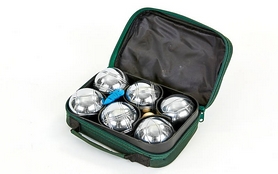 Игра Петанк (бочче) стальной в PVC чехле Boules (IG-6991), 6 шт - Фото №2