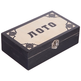 Лото в деревянной коробке Hobby World W9902, 24x10x7,5 см - Фото №2