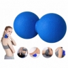 М'яч масажний подвійний Springos Lacrosse Double Ball синій, 6x12 см (FA0024) - Фото №2