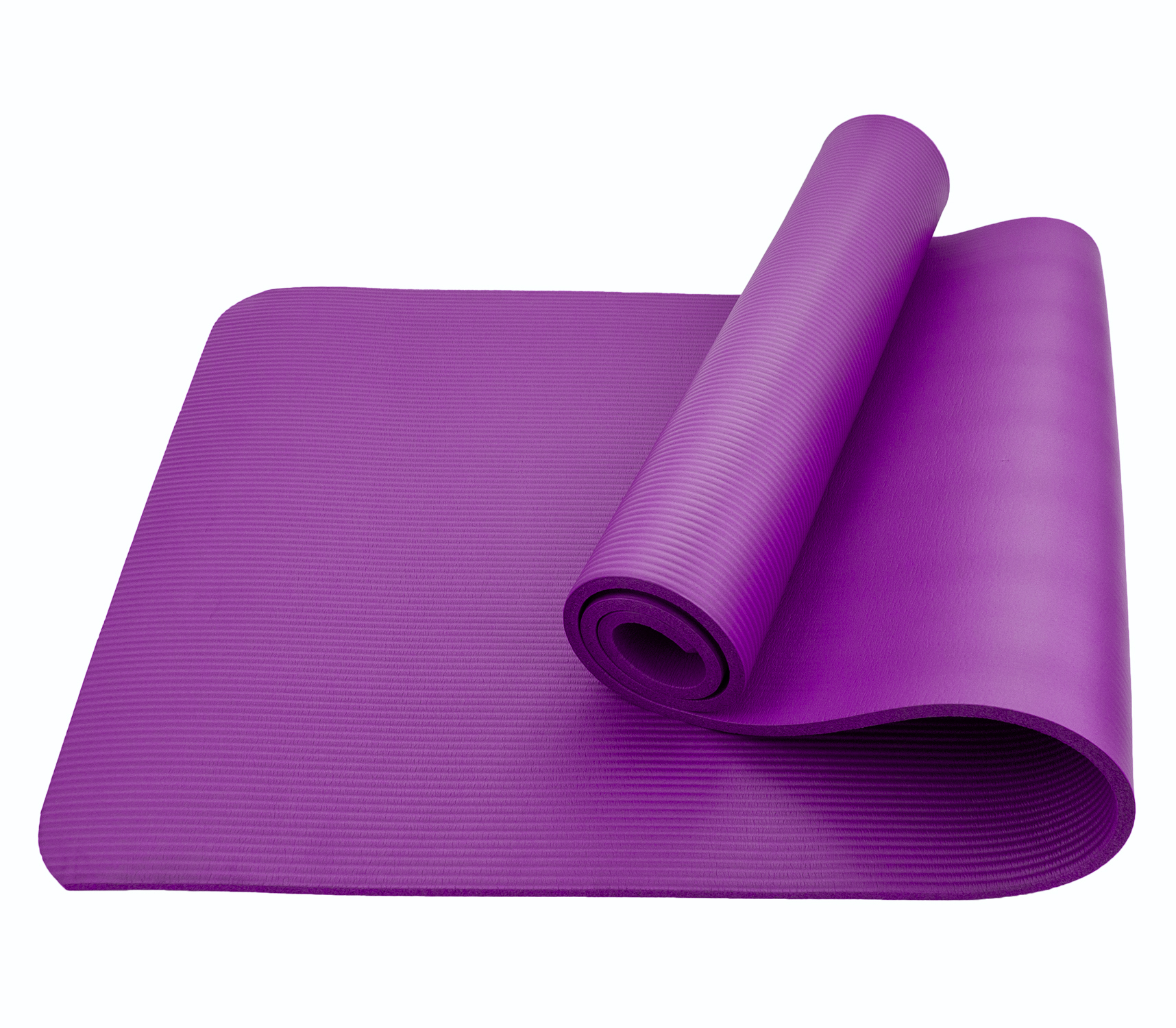  (мат) для йоги и фитнеса SportСraft NBR фиолетовый, 183х61х1 см .