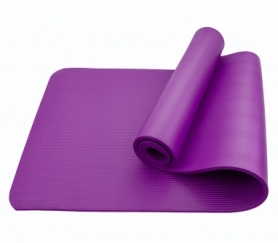Коврик (мат) для йоги и фитнеса SportСraft NBR фиолетовый, 183х61х1 см (ES0007)