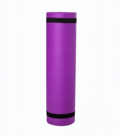Килимок (мат) для йоги та фітнесу SportСraft NBR фіолетовий, 183х61х1 см (ES0007) - Фото №2