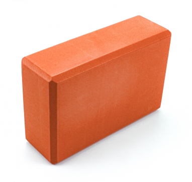 Блок для йоги SportСraft Yoga Brick EVA оранжевый, 22,5х15х8 см (ES0013)