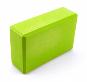 Блок для йоги SportСraft Yoga Brick EVA зелёный, 22,5х15х8 см (ES0015)