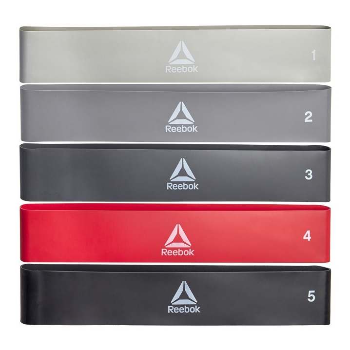 

Набор эспандеров Reebok Mini Band, 5 шт (RATB-20034), Разноцветный