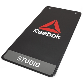 Мат для аэробики Reebok Studio 2016 черный, 100х50х0,1 см (RSYG-16021BK)