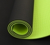 Килимок (мат) для йоги та фітнесу SportСraft TPE салатовий, 183х61х0,6 см (ES0017) - Фото №3