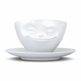 Чашка с блюдцем для кофе Tassen Хитрая улыбка, 200 мл (TASS14101/TA)