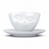 Чашка з блюдцем для кави Tassen Хитра посмішка, 200 мл (TASS14101 / TA)
