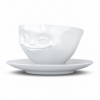 Чашка с блюдцем для кофе Tassen Хитрая улыбка, 200 мл (TASS14101/TA) - Фото №3