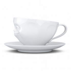 Чашка з блюдцем для кави Tassen Хитра посмішка, 200 мл (TASS14101 / TA) - Фото №4