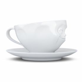 Чашка с блюдцем для кофе Tassen Хитрая улыбка, 200 мл (TASS14101/TA) - Фото №6