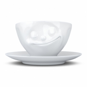 Чашка с блюдцем для кофе Tassen Счастливая улыбка, 200 мл (TASS14301/TA)