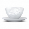 Чашка з блюдцем для кави Tassen Щаслива посмішка, 200 мл (TASS14301 / TA)