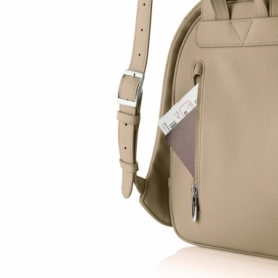 Рюкзак антивор городской XD Design Bobby Elle 9.7 коричневый, 6,5 л (P705.226) - Фото №6