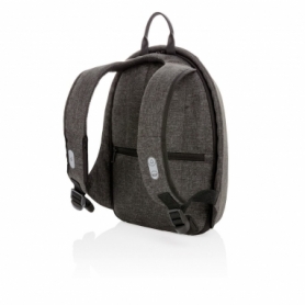 Рюкзак міський антизлодій з тривожною кнопкою XD Design Bobby Cathy чорний, 8 л (P705.211) - Фото №5
