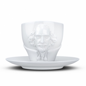 Чашка з блюдцем Tassen Вільям Шекспір, 260 мл (TASS801201 / TR)