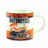 Чашка керамическая G.Wurm "Motorbike Desing Assorted" оранжевая, 320 мл (10024195-1)