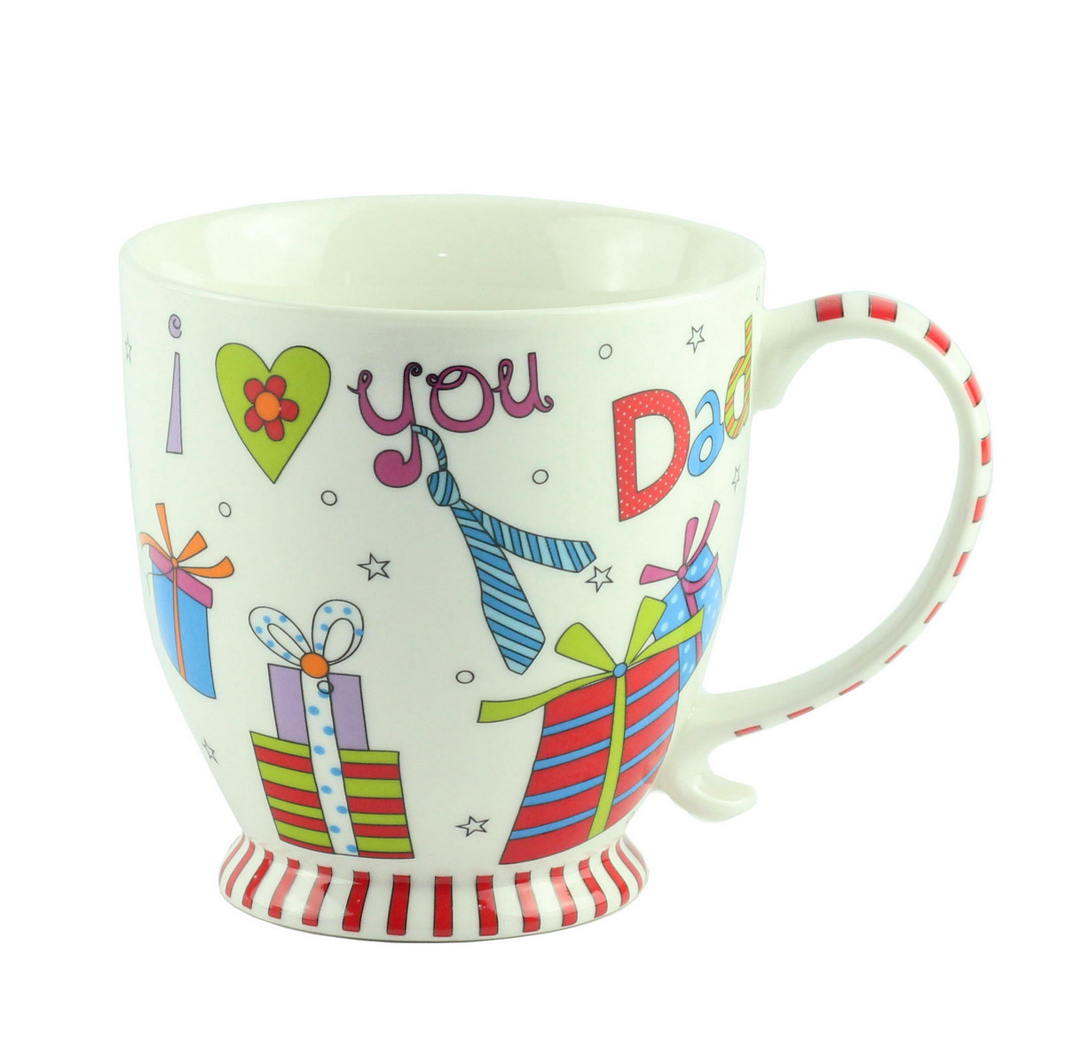 

Чашка керамическая G.Wurm "I love Dad", 200 мл (10018167-1), Белый