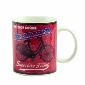 Чашка керамическая G.Wurm "Велосипед" красная, 320 мл (10018526-2)