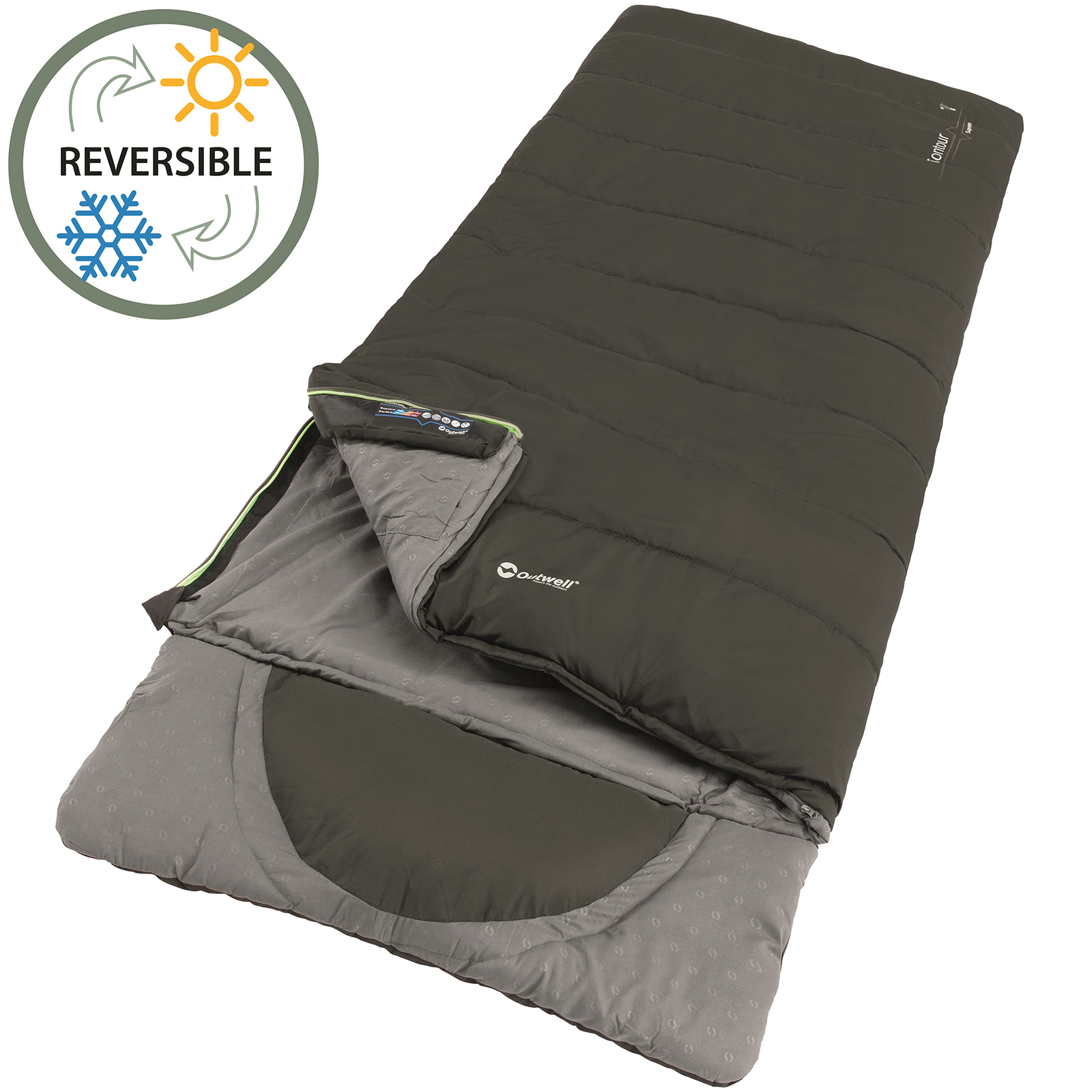 

Мешок спальный (спальник) Outwell Contour Supreme Reversible/-4°C Coffee Left (928752)