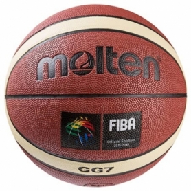Мяч баскетбольный Molten красный, №7 (MTGL7/PU)