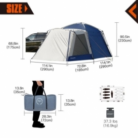 Палатка восьмиместная Melfi Plus (KT4083) - Фото №5