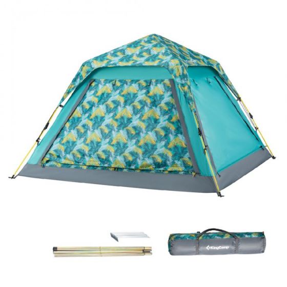 

Палатка четырехместная KingCamp Positano Palmgreen (KT3099), Голубой