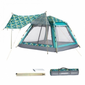 Палатка четырехместная KingCamp Positano Palmgreen (KT3099) - Фото №2