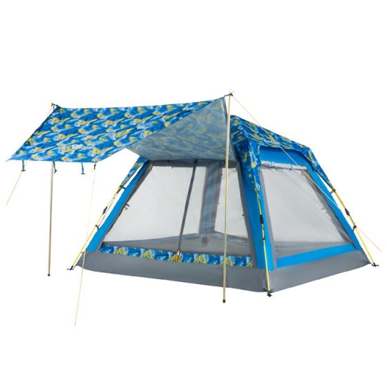 

Палатка четырехместная KingCamp Positano Palmblue (KT3099), Синий