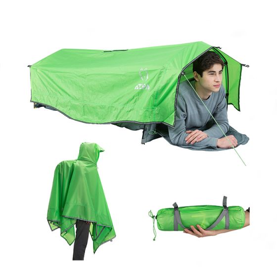 

Палатка одноместная ультралегкая Atepa 3-IN-1 Tent (AT4001), Зеленый