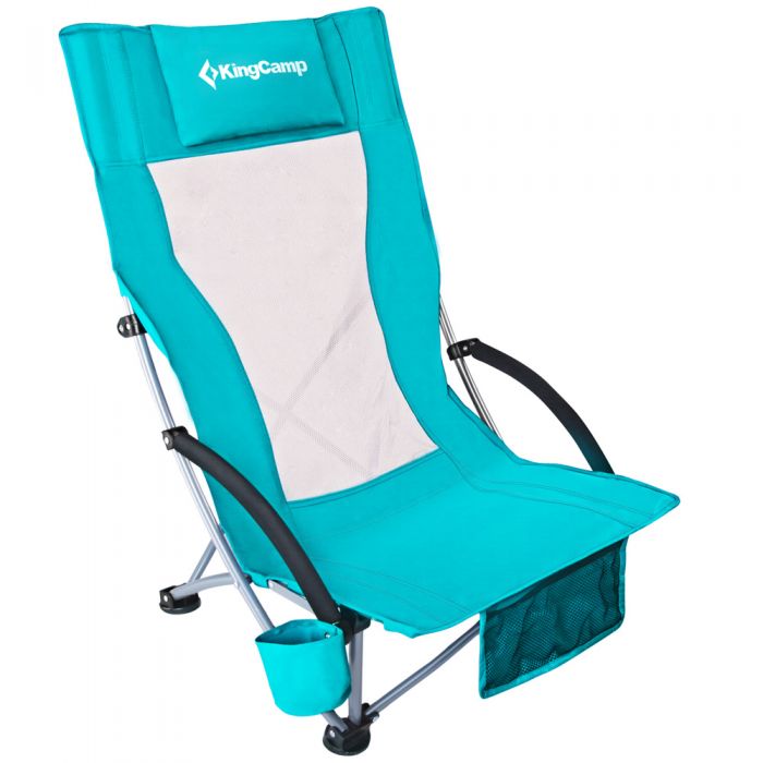 

Кресло складное KingCamp High backed beach chair (KC1901), Бирюзовый