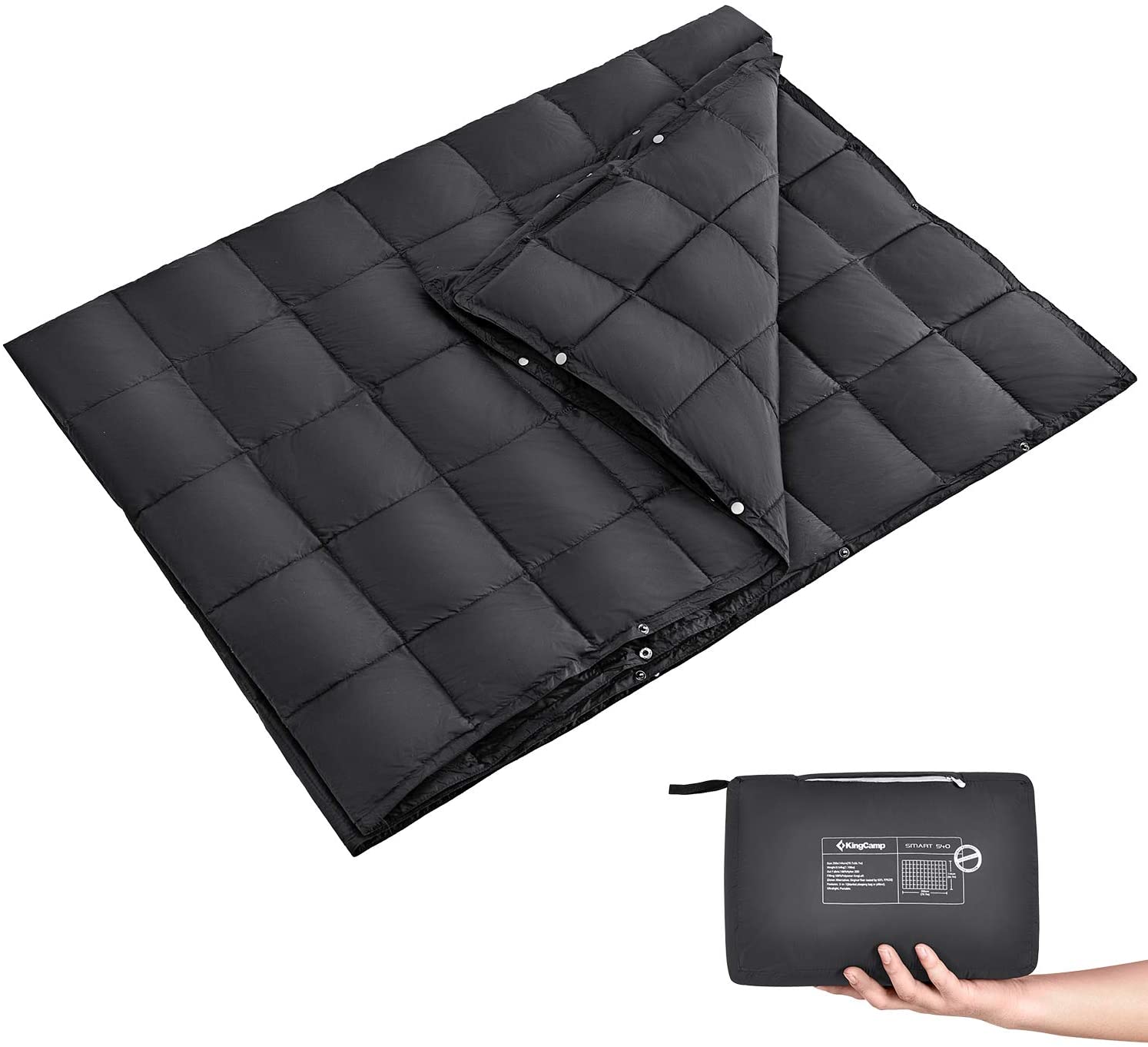 

Мешок спальный KingCamp Smart 540 L черный (KS2013)