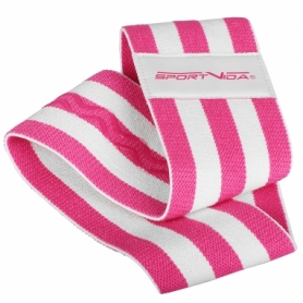 Гумка для фітнесу тканинна SportVida Hip Band рожева, S (SV-HK0254) - Фото №7