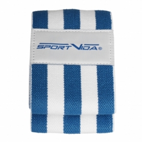 Гумка для фітнесу тканинна SportVida Hip Band синя, М (SV-HK0255) - Фото №8