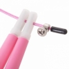 Скакалка скоростная для кроссфита Springos розовая, 3 м (FA0101) - Фото №3